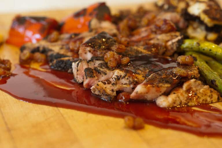 Espresso Glazed Apricot Roasted Pork Loin