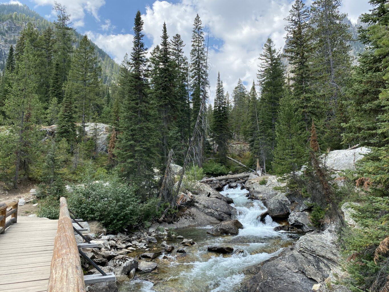 Hiking in Grand Tetons, Wyoming National Park