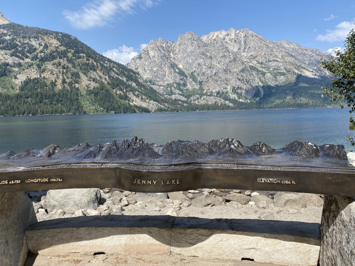 Jenny Lake hiking trail at Grand Tetons - Wyoming National Parks