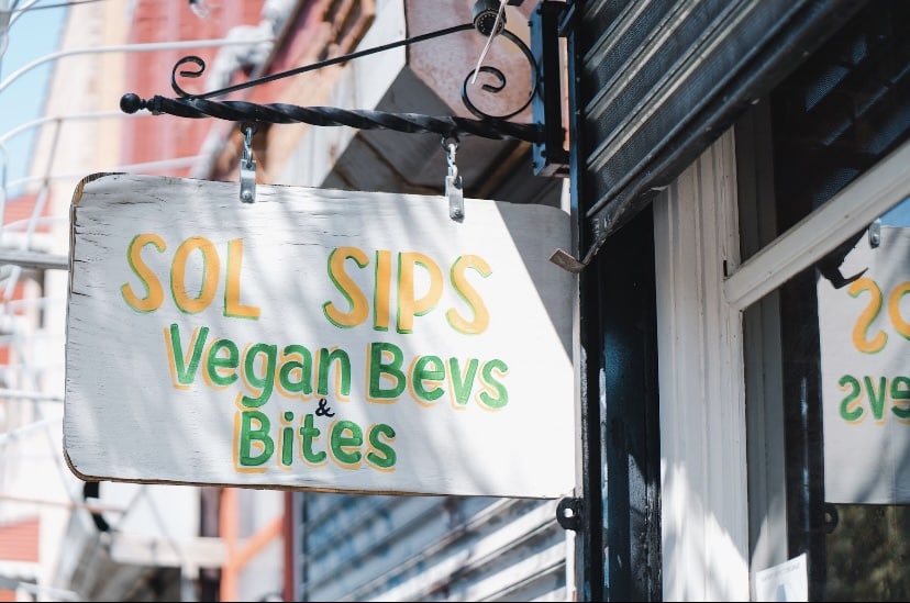 Sol Sips location signage in New York