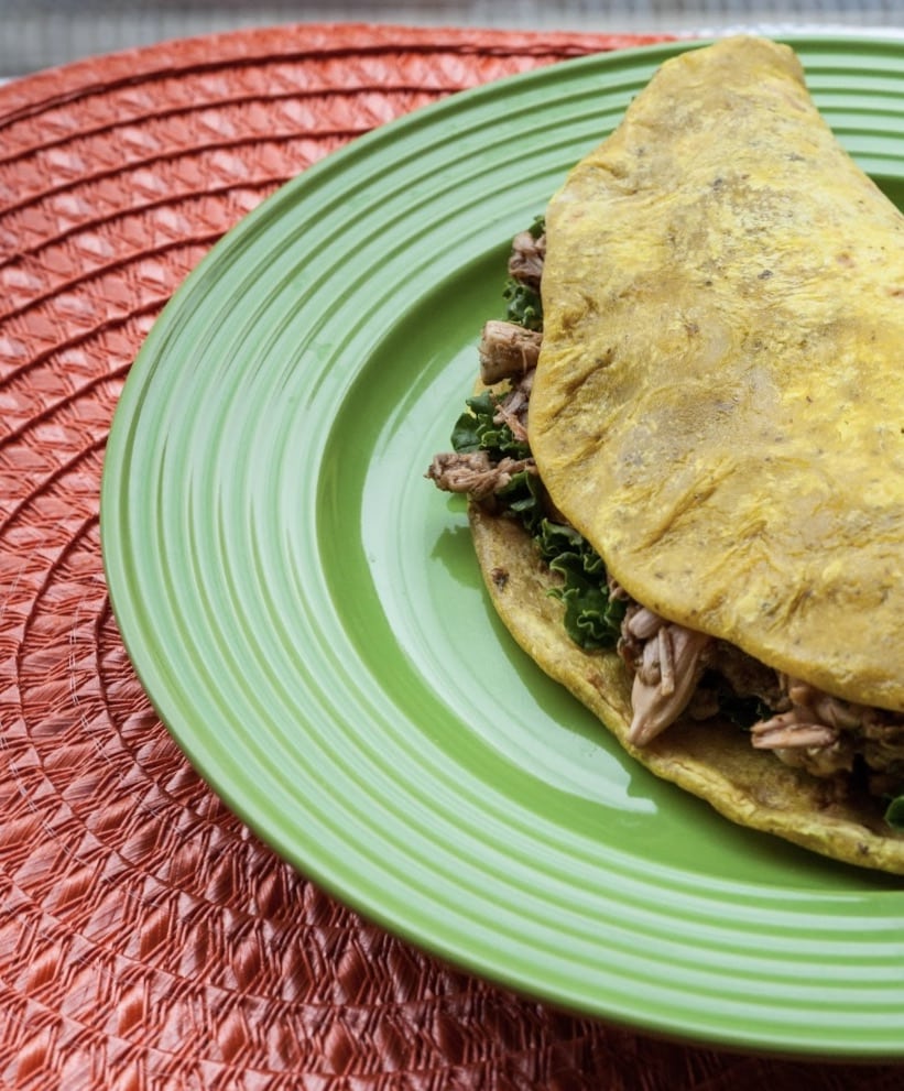 Plant-based dish at Sol Sips