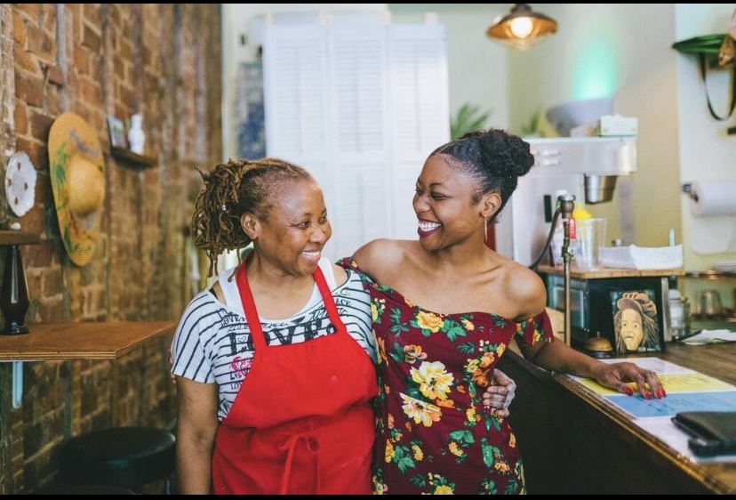 Sol Sips owner Francesca Chaney and her mother Emily Chaney
