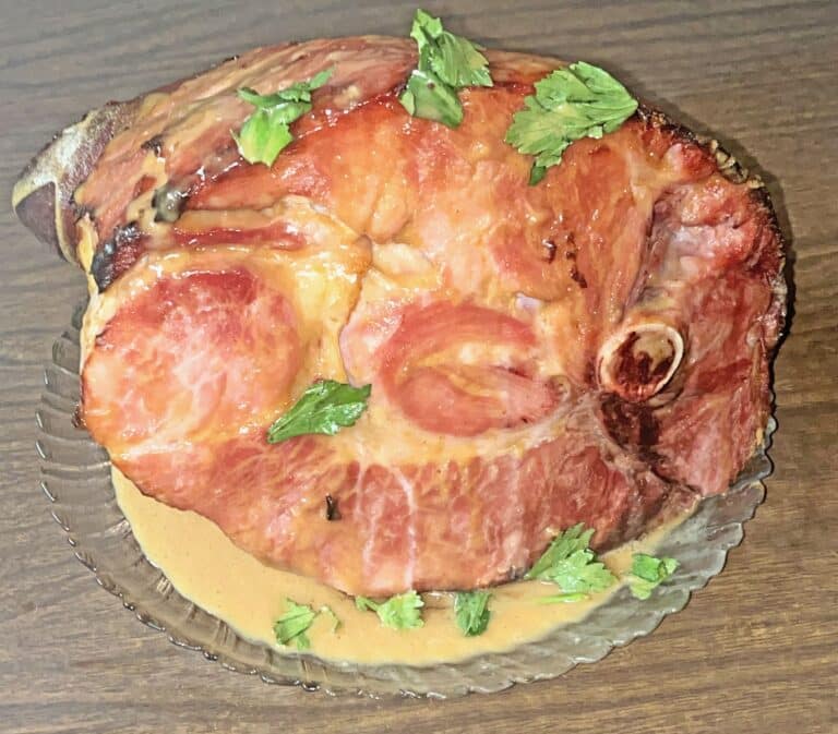 Peanut Butter Glazed Ham
