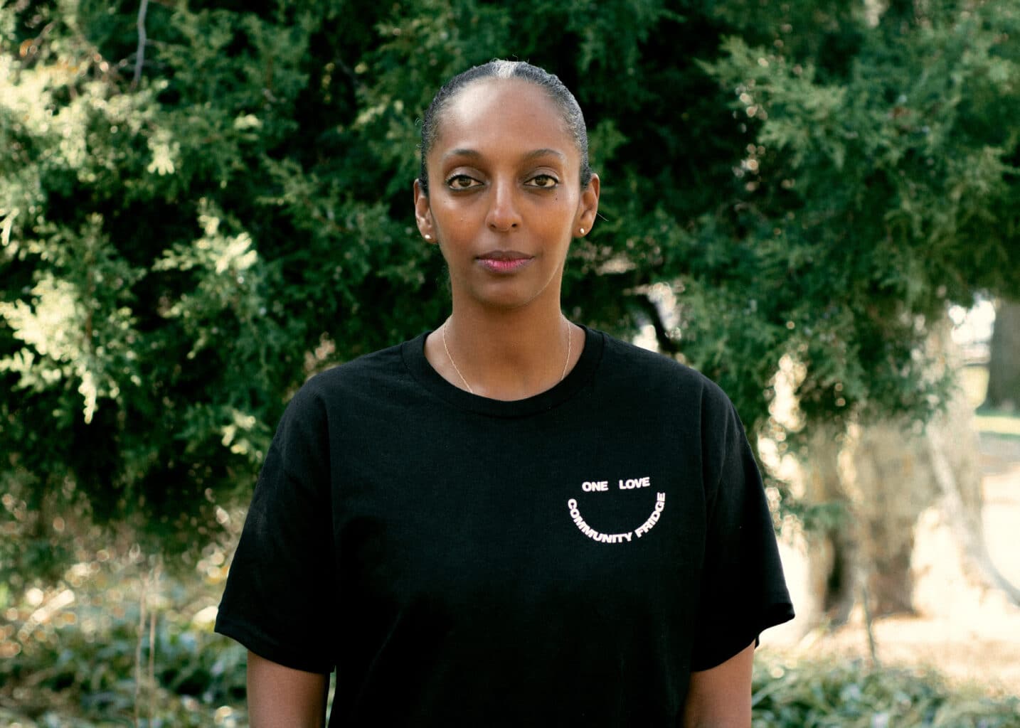 Asmeret Berhe-Lumax of One Love Community Fridge in the U.S. is named as the recipient of the Champions of Change Award 2025