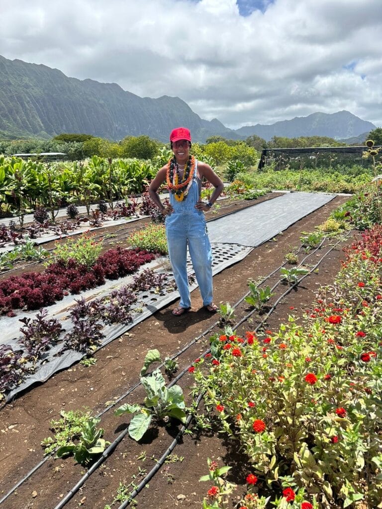 Nai Vasha of Get Redy farm in Hawaii