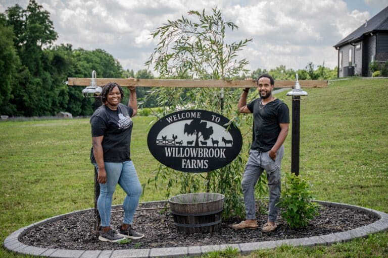 Vanessa and Juan Frias, owners of Willowbrook Farms