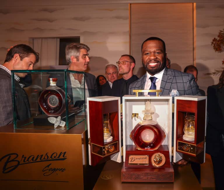 Curtis Jackson with Branson 505 Cognac