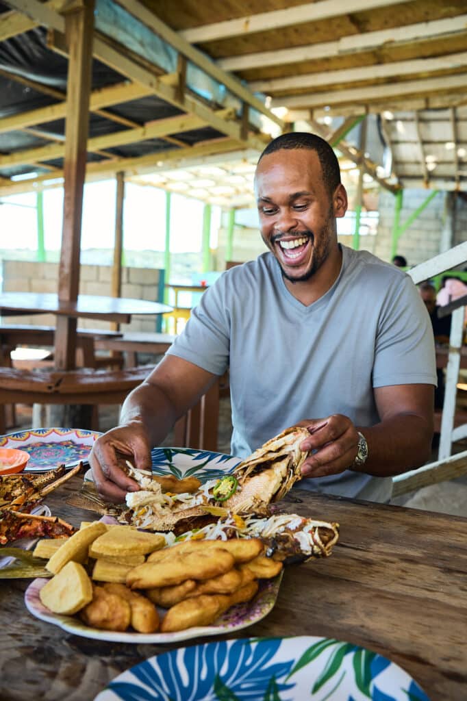 Jamaican chef Andre Fowles 
