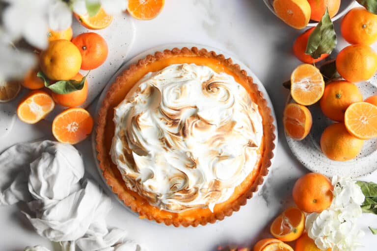 Clementine Meringue Tart