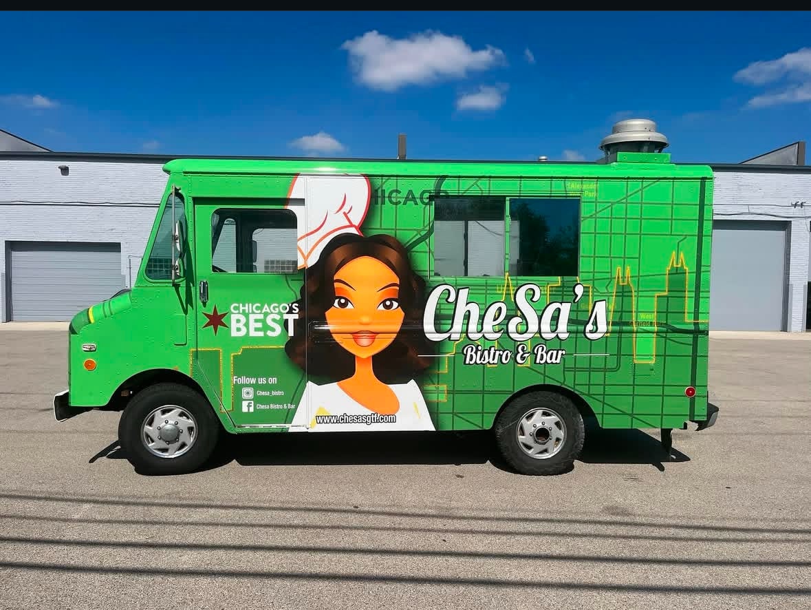 Chesa's Bistro food truck, serving gluten free food in Chicago