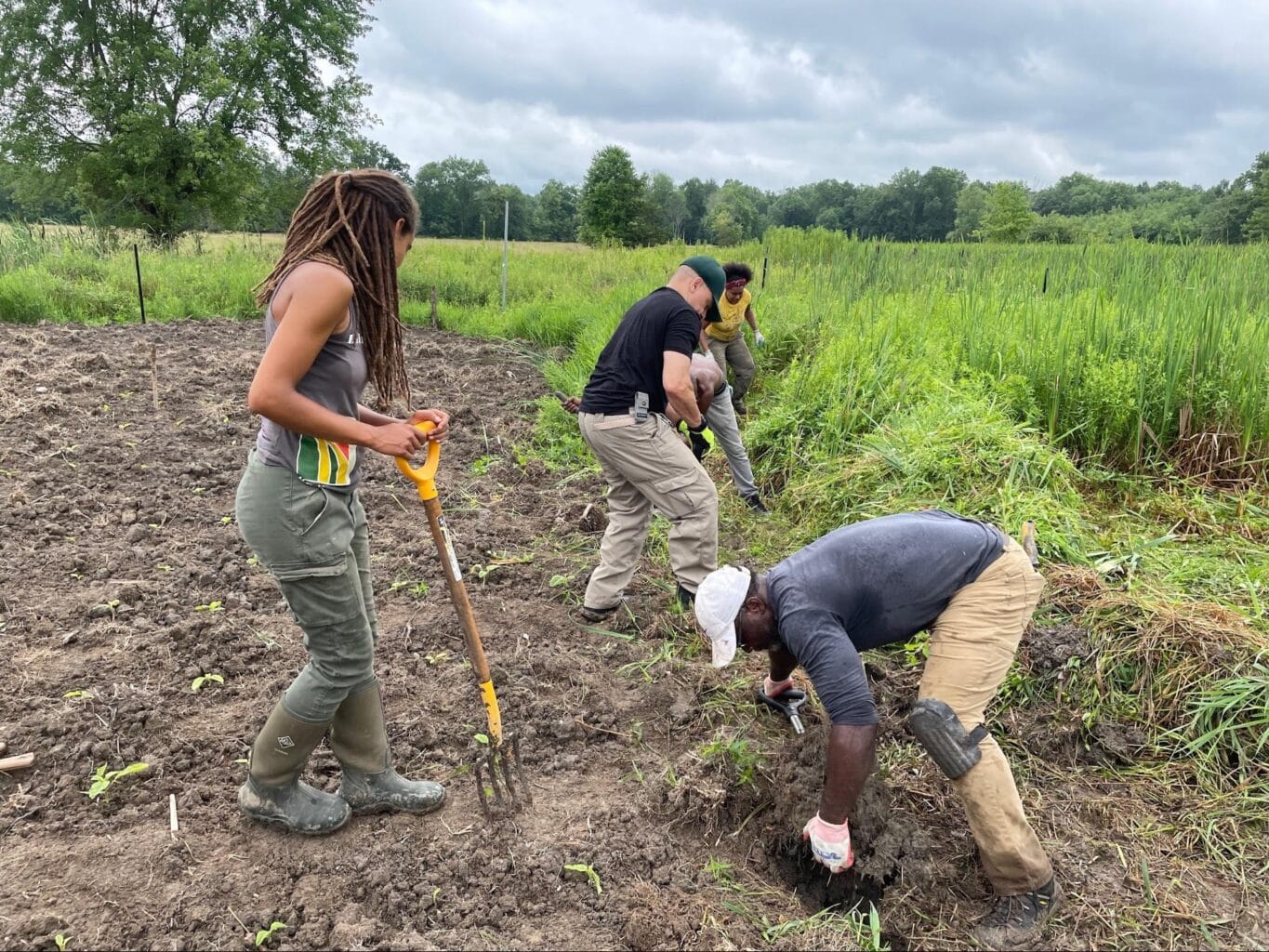 Black farmers of Farm Fresh Caribbean - Onyx Ramirez