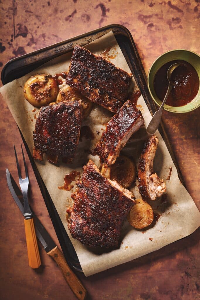 Jamaican food - Jerk BBQ Pork Ribs by Chef Andre Fowles