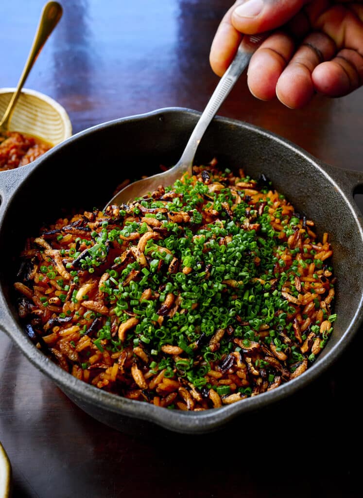 Daka Nola's jollof rice that is made without tomatoes