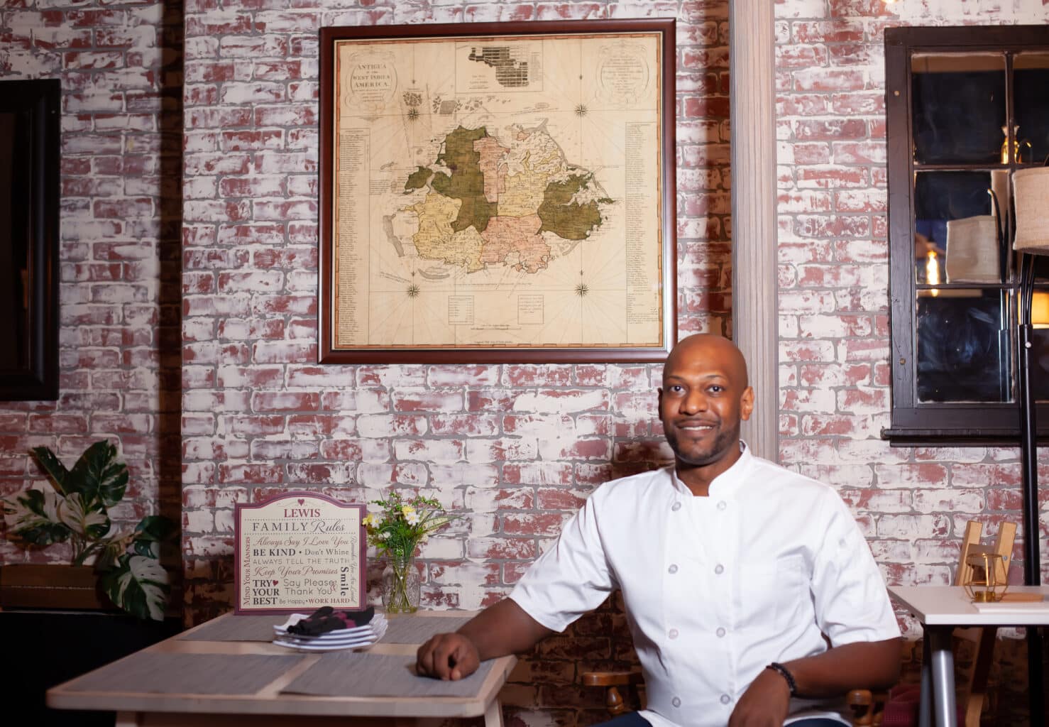 Caribbean chefs. Claude Lewis