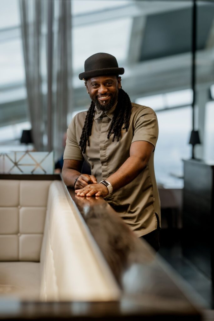Caribbean chef, Kerth Gumbs