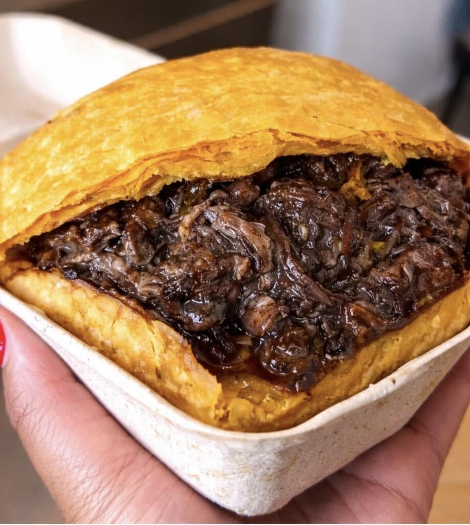 Caribbean food in Canada - Stacy's Island Flavor oxtail patty