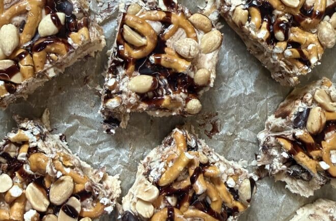 Peanut butter fudge squares by Geo Banks-Weston