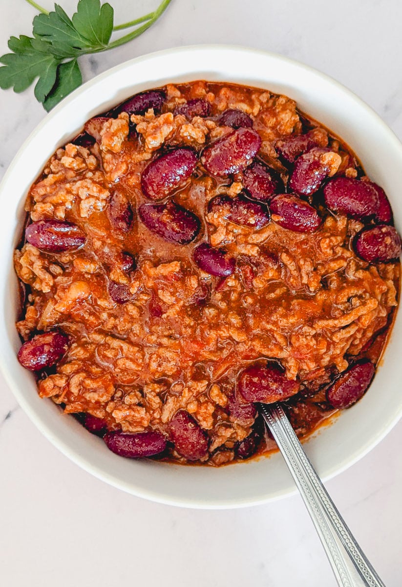 Recipes for Father's Day - Kidney beans and ground beef