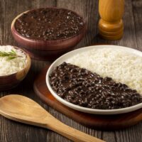 Black beans and rice dish